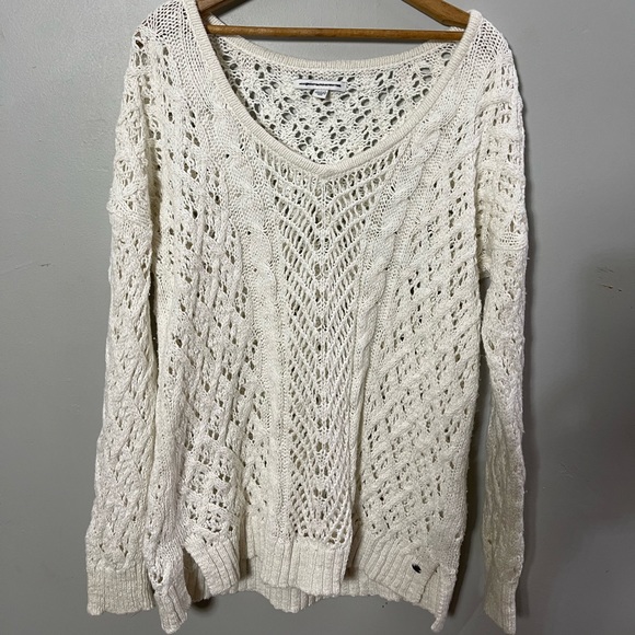 American Eagle Outfitters Sweaters - Ivory American Eagle Sweater Medium